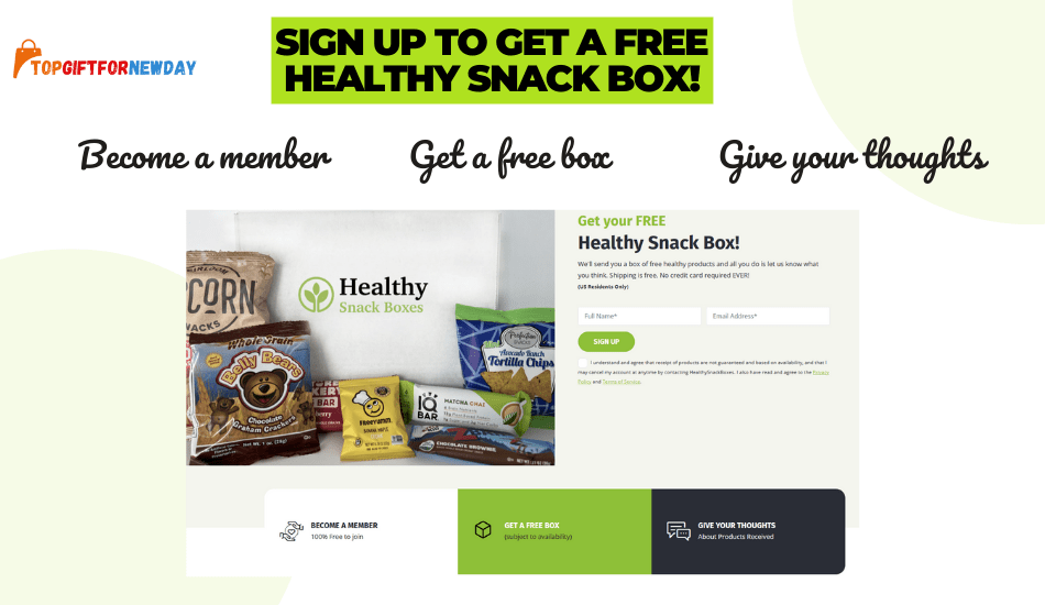 How to Get Free Healthy Snack Boxes
