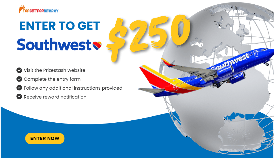 Participate in Southwest Airlines Giveaway on Prizestash
