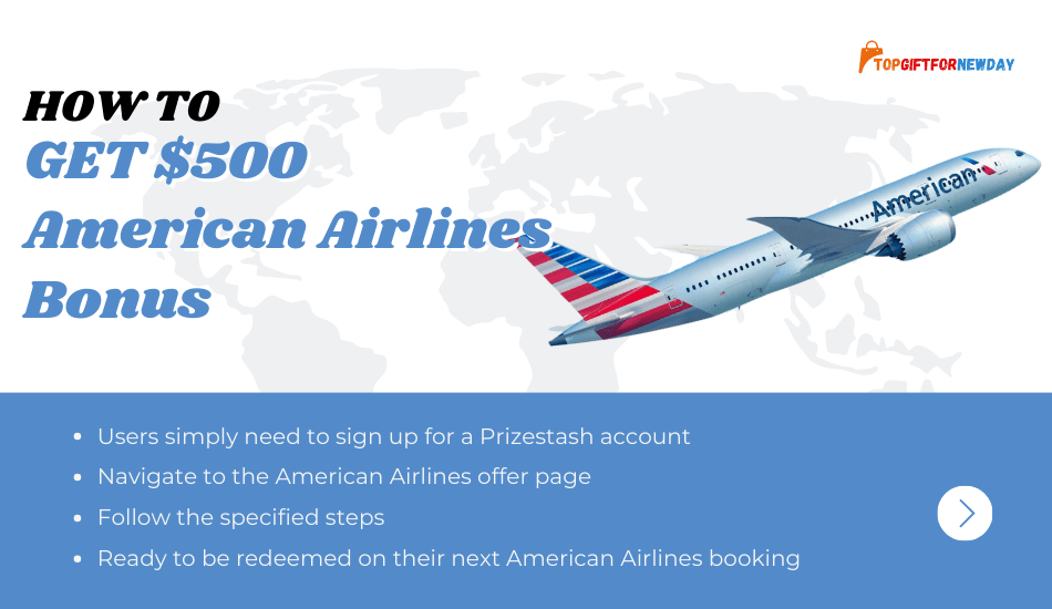 Steps to claim $500 Bonus from American Airlines