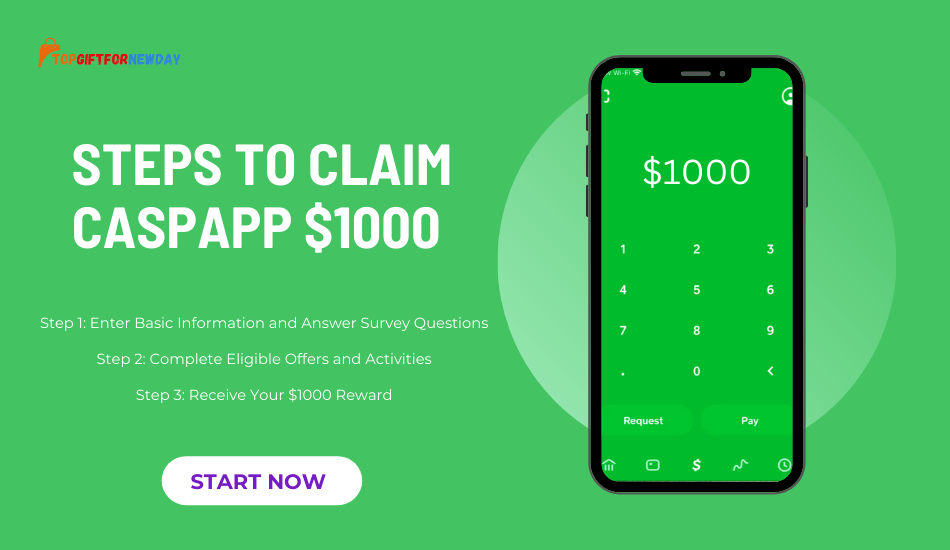 Steps to Claim the $1000 CashApp