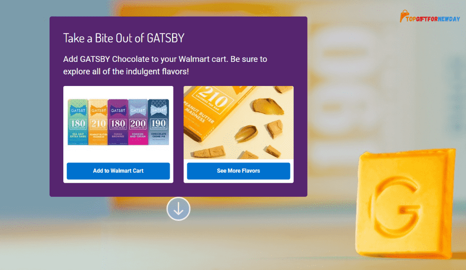 Add Gatsby Chocolate at Walmart Cart