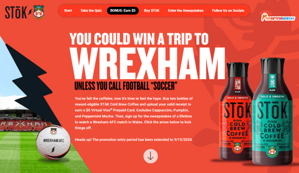 Sign Up to Win a Trip to Wrexham AFC Match