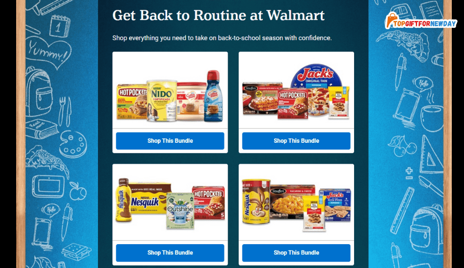 Get Back to Routine at Walmart