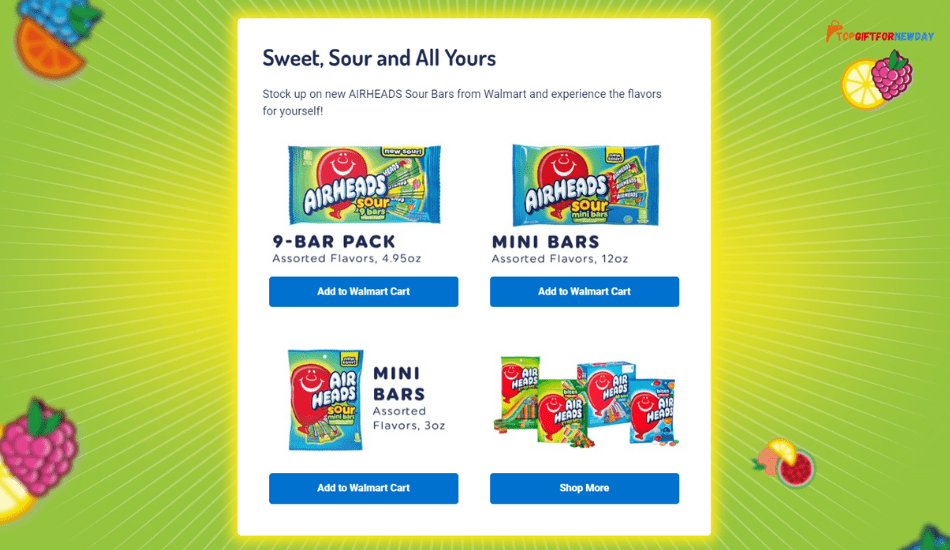 Shop New Airheads Sour at Walmart