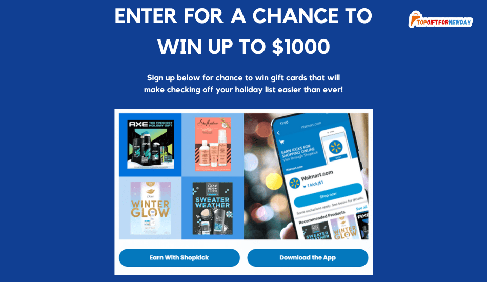 A Chance to Win Up to $1,000