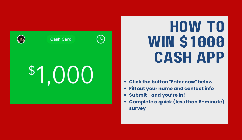 How to Get $1000 Cash App with Prizies.com