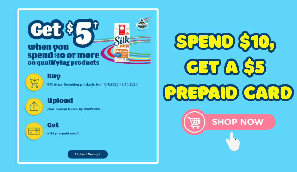 Get Your $5 Prepaid Card Reward