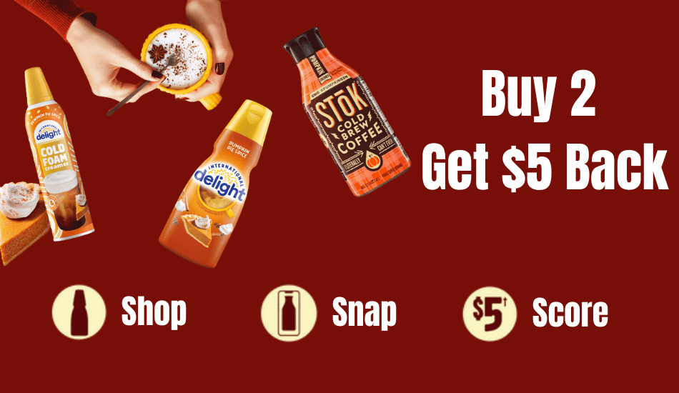 Danone Coffeehouse Fall Season: Buy 2, Get $5 Back