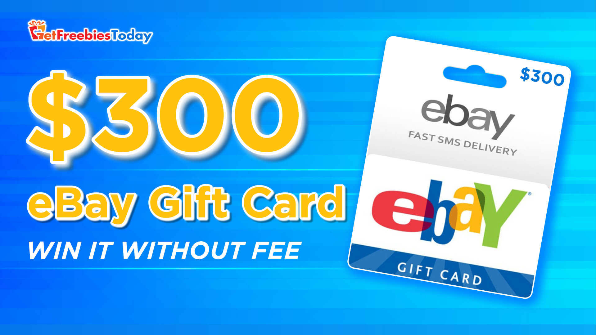 Receive 300 eBay Gift Card Free Now TopGiftForNewday Discover