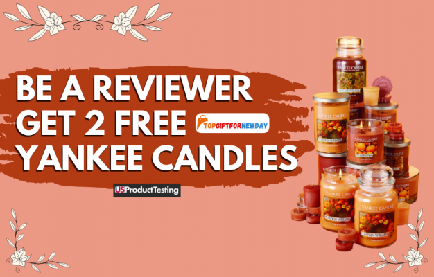 Get 2 Free Yankee Candles As A USProductTesting Reviewer