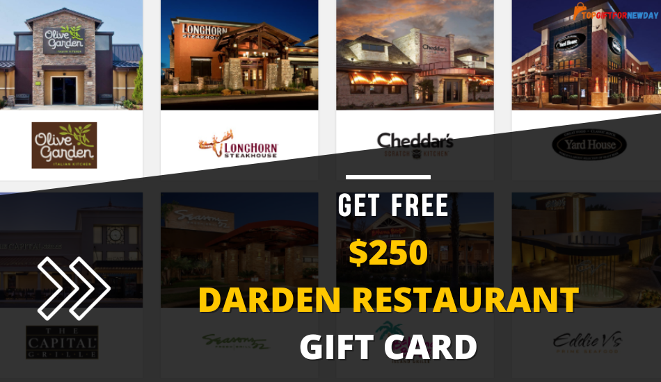 Darden Gift Card Deals Up to $250