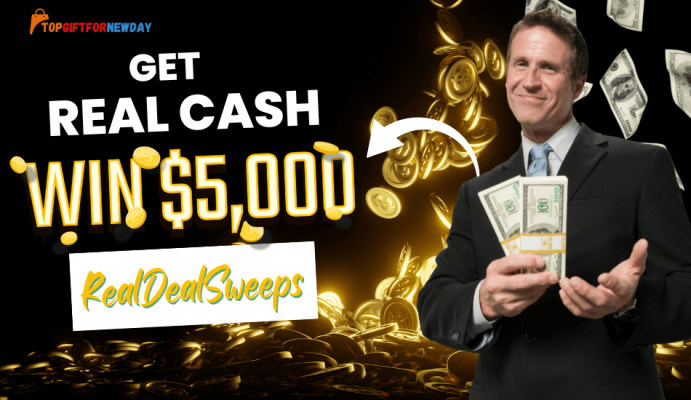 Cash Splash: Win RealDealSweeps $5000 Grand Prize