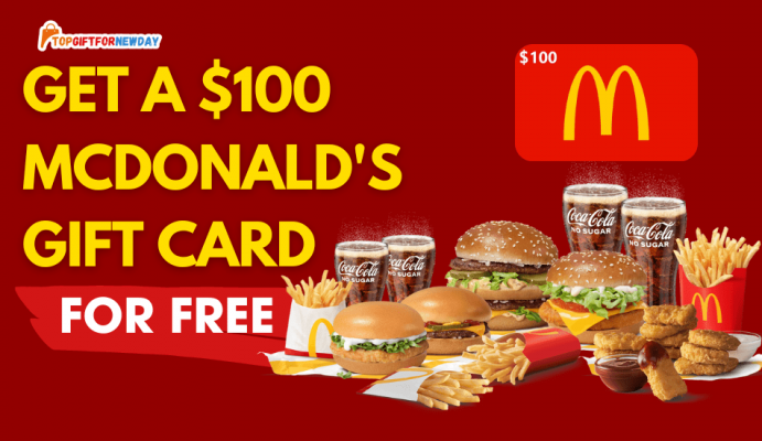 Your Chance for a $100 McDonald's Gift Card