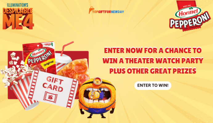 Enter to Win with Hormel Pepperoni and Despicable Me 4