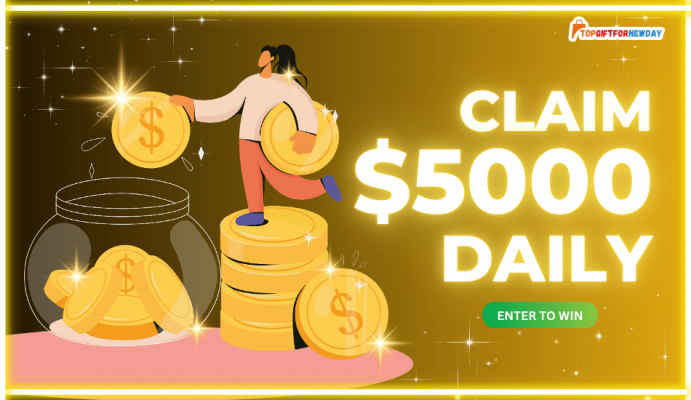 Enter The Daily Sweeps $5000 Giveaway Today