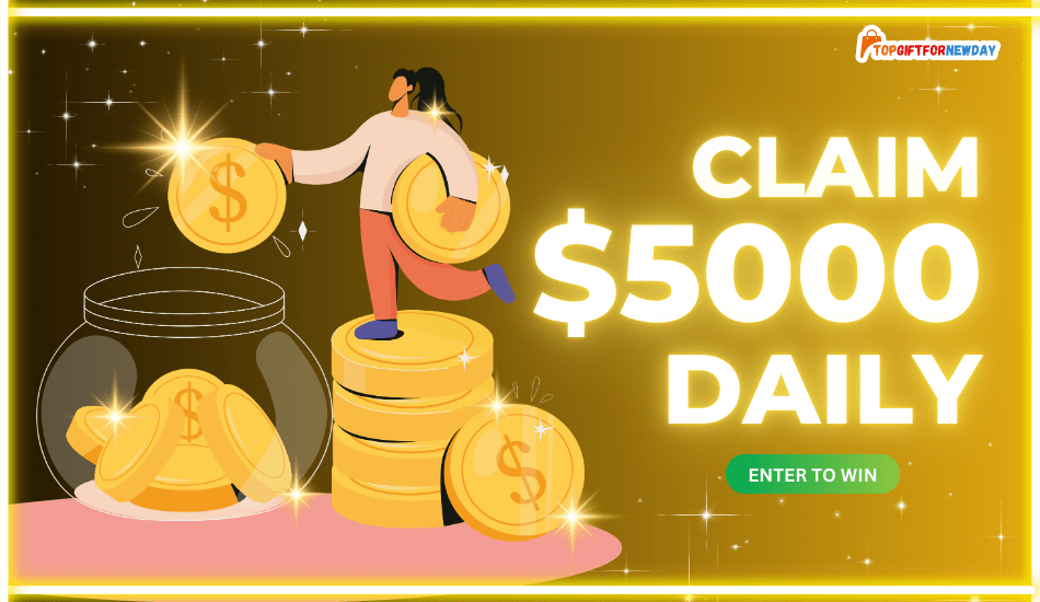 Enter The Daily Sweeps $5000 Giveaway Today