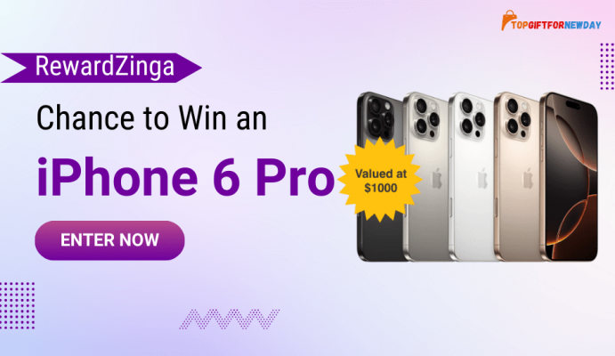 Win an iPhone 16 Pro from RewardZinga