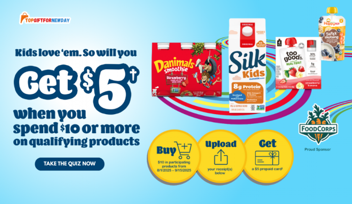 Get $5 Prepaid Card on Back-to-School Healthy Snacks